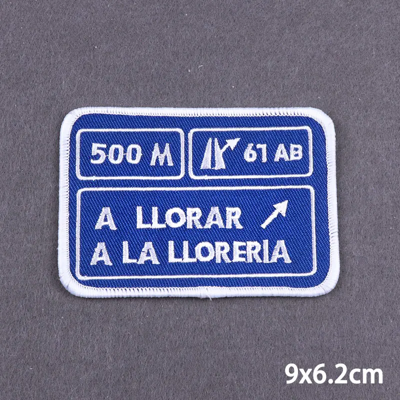 Remendo preto com ferro de slogon em remendos para roupas diy bordado apliques fusível remendo diy ferro de engomar adesivos crachá