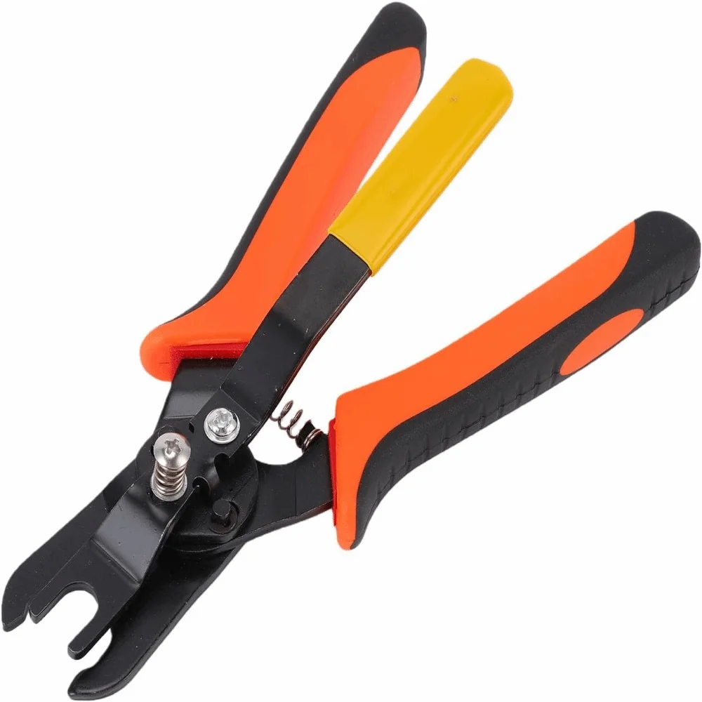 Carbon Steel + Rubber Pneumatic Hose Pliers Orange One Handed Air Line Removal Tool Quick Connect Disconnect Pliers