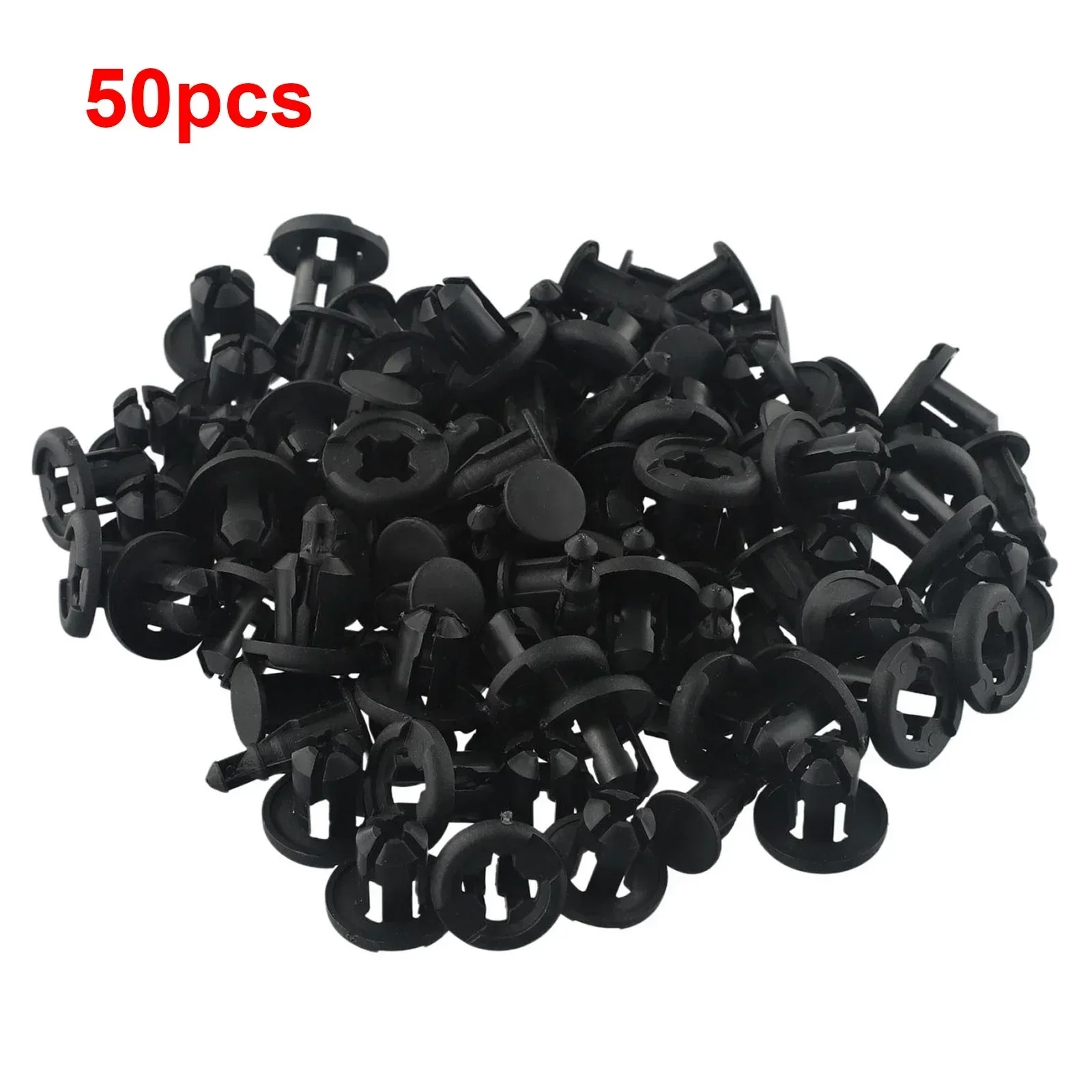 50pcs Car Nylon Rivet Fastener Bumper Clip Retainer Screw  For Honda For Accord 1997-2010 For  Element 2003-2010 Car Accessories