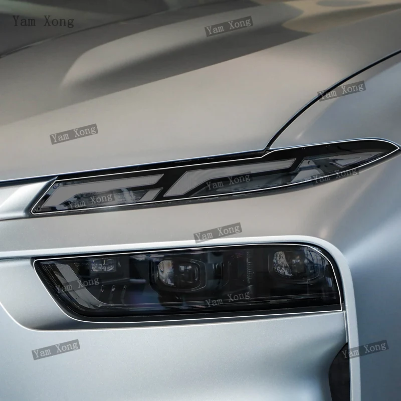 

Headlamp Tint Taillight Transparent Smoked Black TPU Sticker For BMW X7 G07((2023-2025) Car Headlight Protective Film