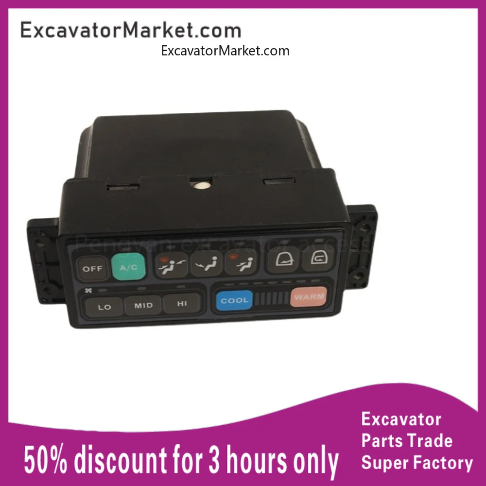 Excavator Spare Air Conditioning Controller For Doosan Dx175 Daewoo Dh150lc-7 215 370 225-5 22 Switch 543-00049 54300049