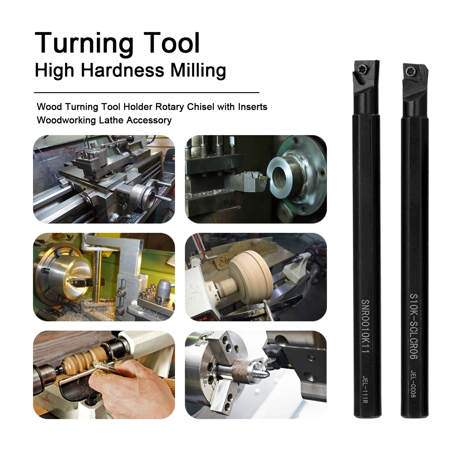 High Hardness Milling Tool Holder Quick Cutting Efficiency Lathe Arbor with Insert and Wrench