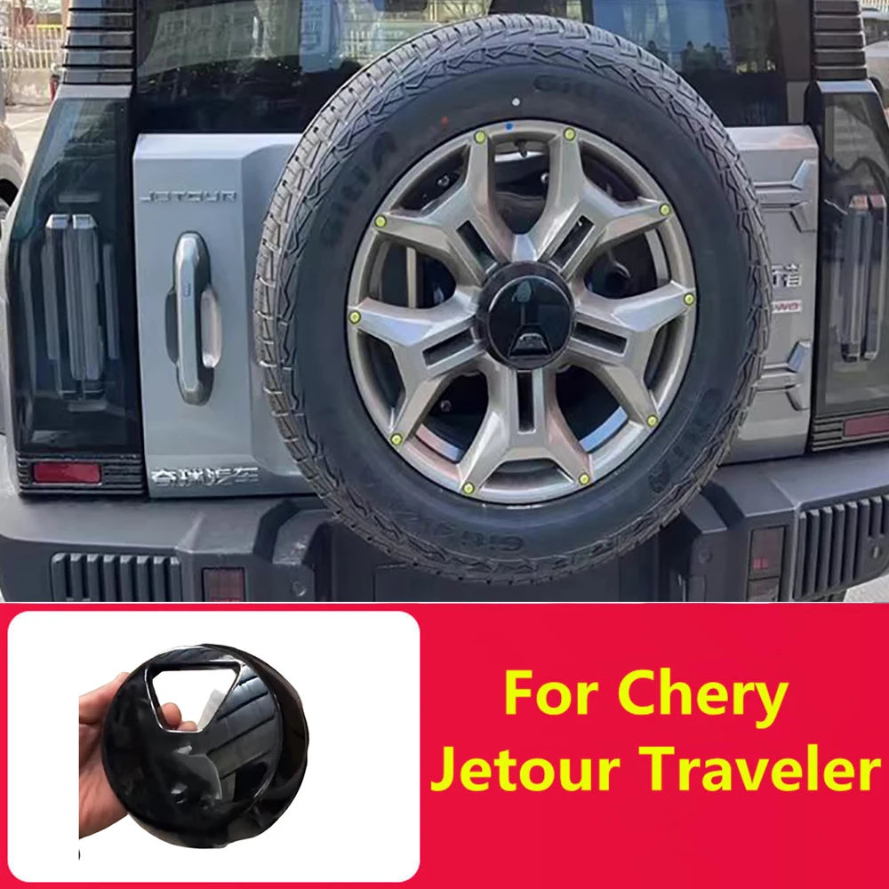 

Fit For Chery Jetour Traveler T2 Book Bag Replacement Full Size Spare Tire Decoration Rear Probe Installation Base Outer Cover