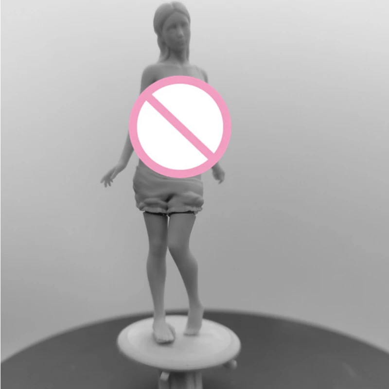 Figura de resina de chica japonesa, Kit de modelos ensamblados de 75mm a escala 1/24, Diorama sin montar, figuritas sin pintar, juguetes de Hobby