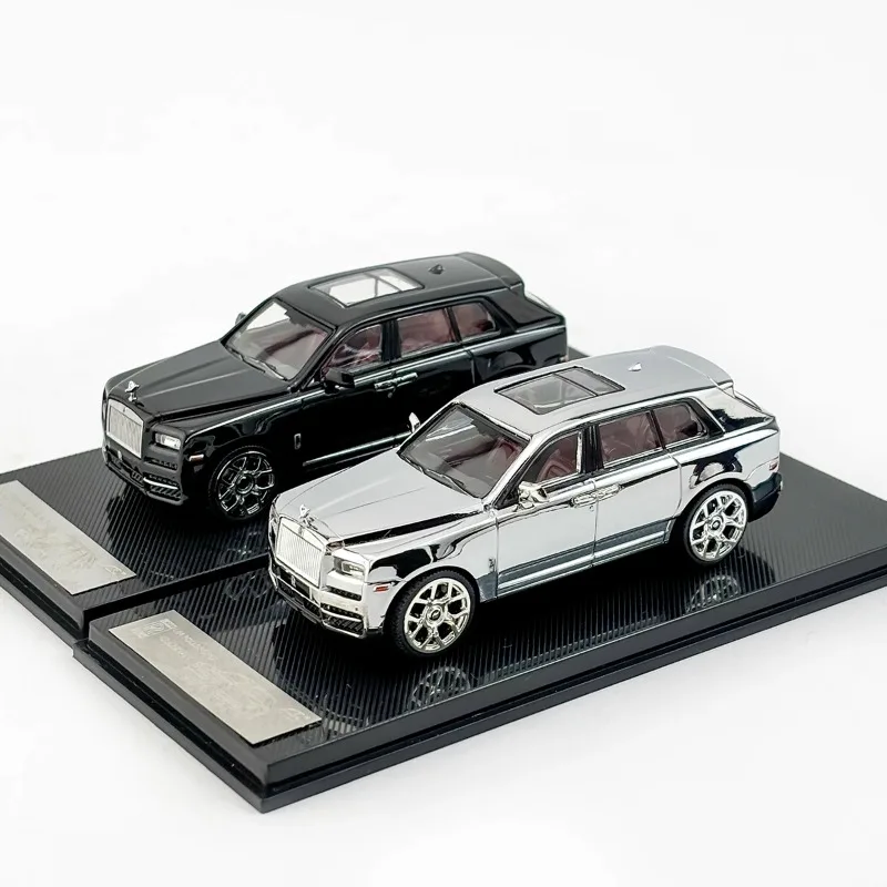 재고 1:64 롤스로이스 컬리넌 다이캐스트 합금 자동차 모델, 소년 장난감, 어린이 축제 선물, 성인 장식.