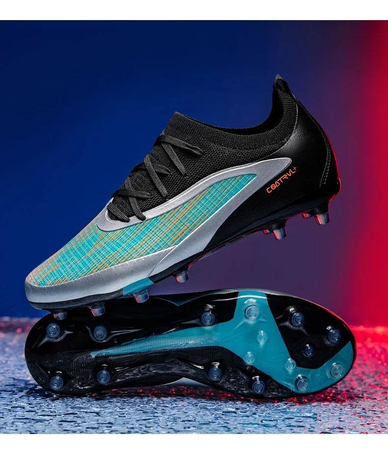 Neue Herren-Fußballschuhe Sport Erwachsene Lange Stollen Fußballschuhe Training Outdoor-Stollenschuhe Atmungsaktiv Rutschfest Jungen Match Bequeme Schuhe – Detail 16