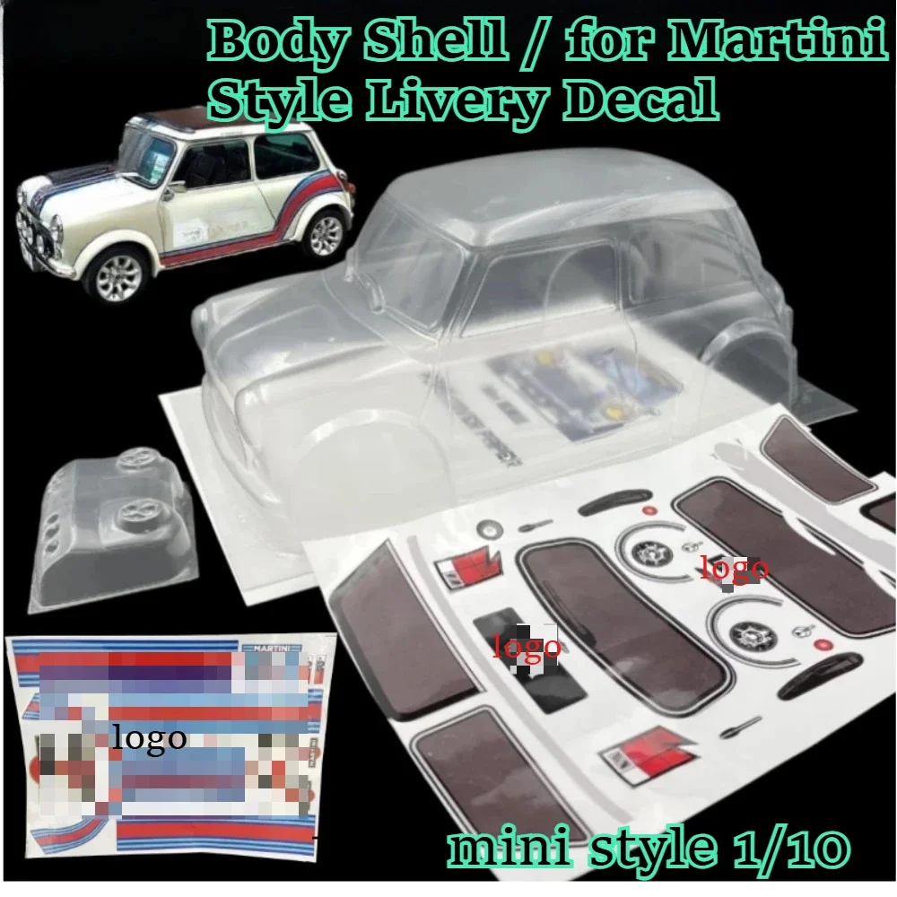 For Tamiya M03 Series 1/10 RC Vehicle 210mm Wheelbase Car Body Shell And Decor Sticker Custom Model Number Upgrade Accessories
