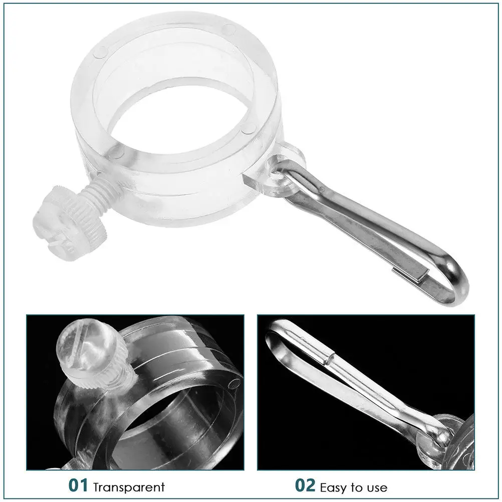 6Pcs Flag Mounting Rings Plastic Anti-Wrap Flagpole Clips with Fixed Hook for Residential Conference Auditorium Flag