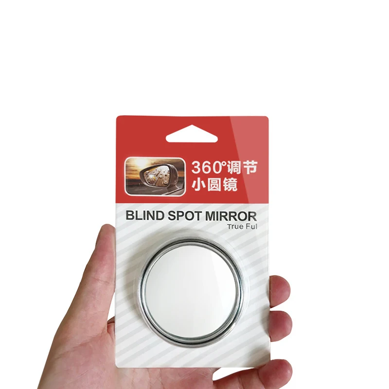 

360 Degree Rotating Car Small Circular Mirror Rearview Mirror Large Field Reversing Auxiliary Blind Spot Mirror for vehicles