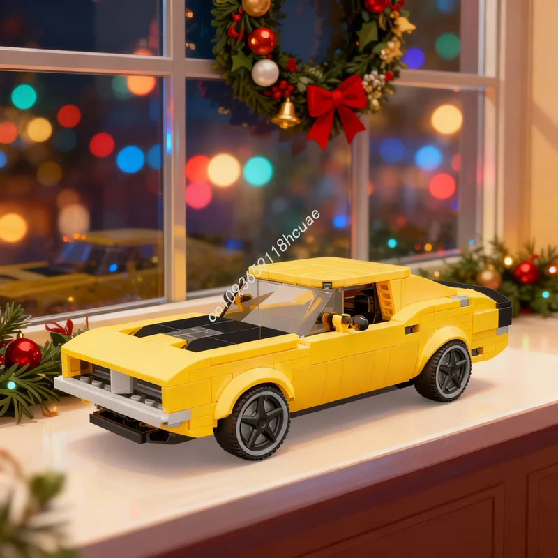 

415 деталей MOC Конструктор «Додж Чарджер Ringbrothers Edition» — Модель «Городские чемпионы», Рождественский подарок, Игрушка-конструктор, Кирпичики