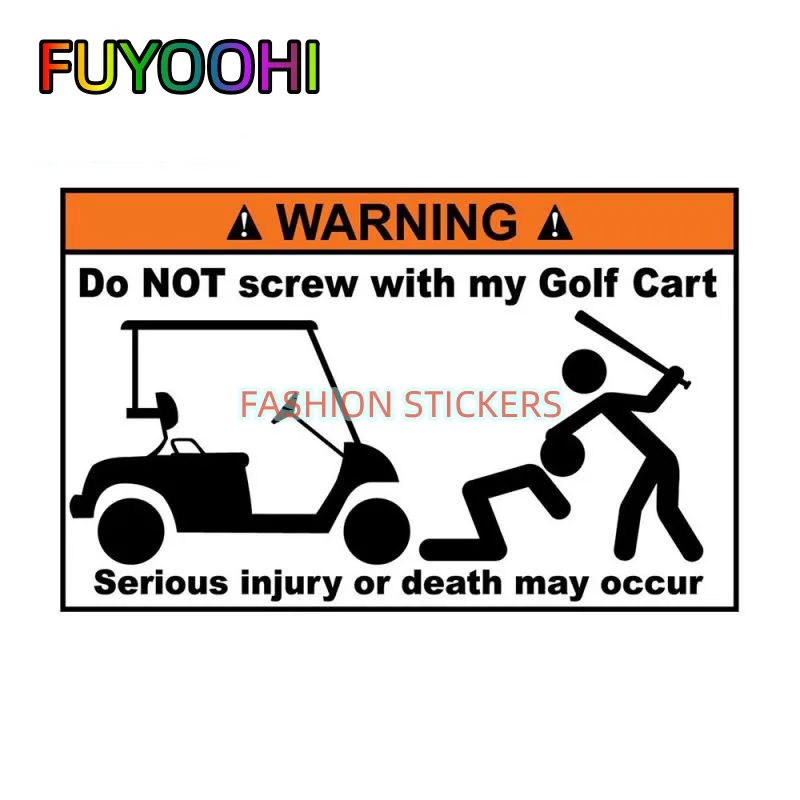 

FUYOOHI Fashion Stickers STAY AWAY FROM MY TRACTOR Sticker Vinyl Sunscreen Decals Creative Simple Car Door Protector