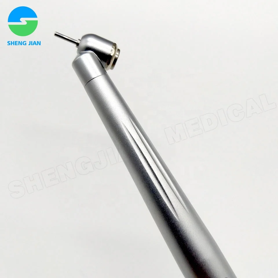 

LXG153 SHENGJIAN 45 degree Fiber Optic Surgical Water Adjustable Quick Coupling Turbine den tal High Speed Handpiece Push Type