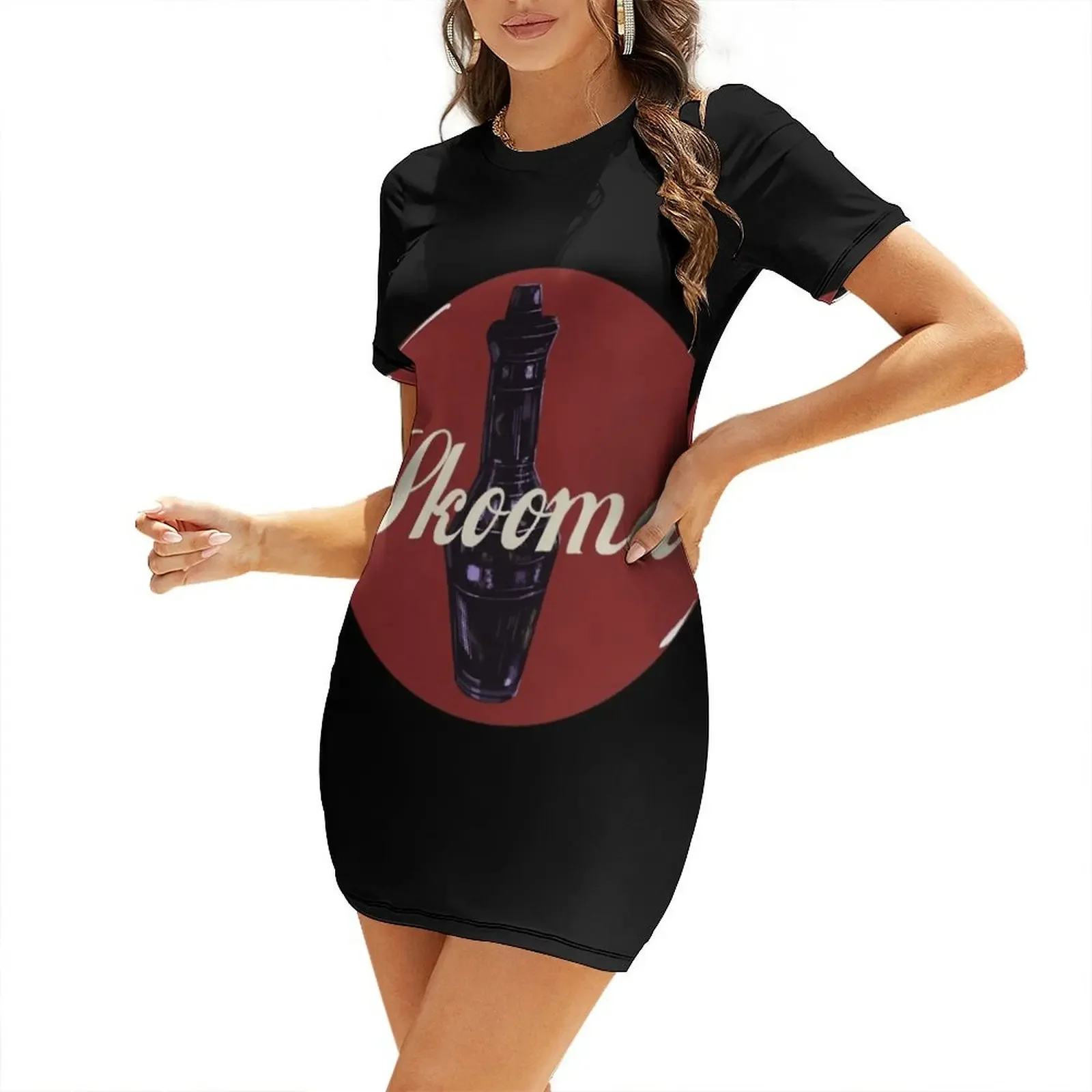 Skooma-Cola Short-Sleeved Dress luxury dresses women's summer dresses 2026 Women's summer dresses dress for woman