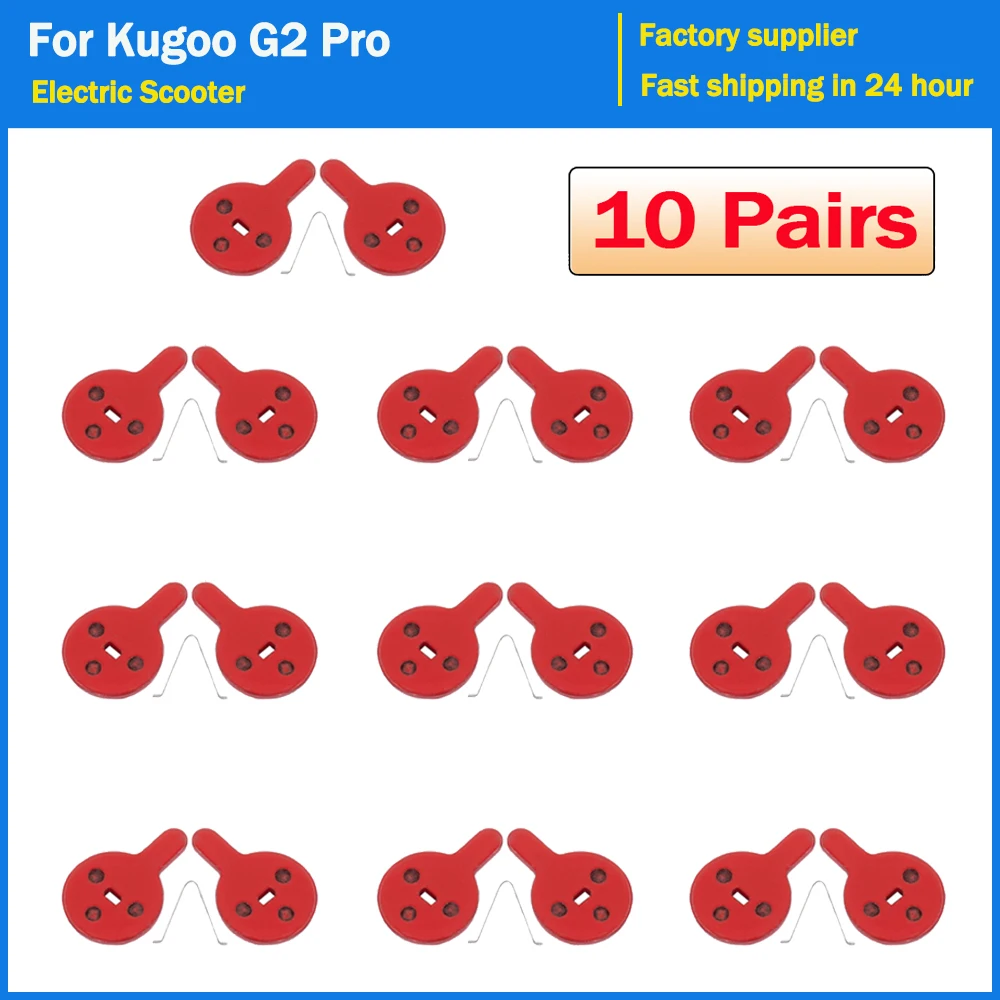 1/6/10PCS Scheibenbremsbeläge für Kugoo G2 Pro Kickscooter Fahrrad Elektroroller Scheibenbremsbeläge Organisches Harz Hydraulische Teile