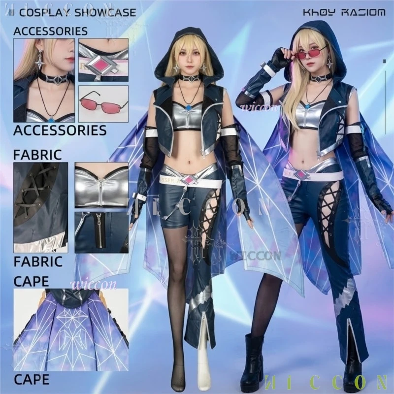​​Ove Watch Freya Cosplay Costume Idol Collaboration Skin Women Outfit Game Character Suit Comic Con Halloween Stage Role Play view 2