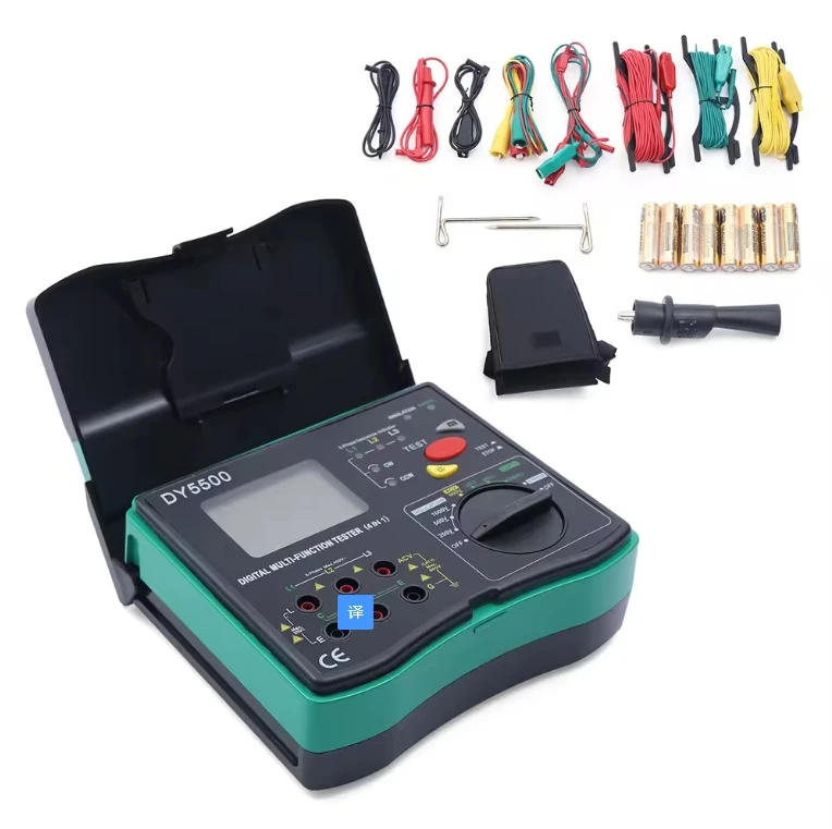 YYHC- ใหม่เครื่องทดสอบฉนวน Earth Tester Meter โวลต์มิเตอร์ตัวบ่งชี้เฟส 4 in 1