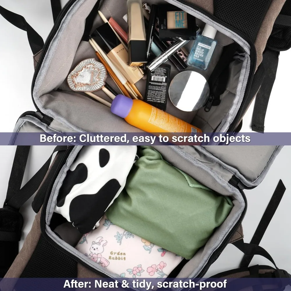 Tas rias kain ajaib berperekat, kantung kosmetik portabel, pembungkus lensa kamera untuk hadiah perjalanan penggunaan sehari-hari