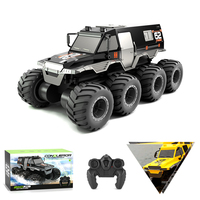 Q137 RC Crawler 2.4G 8x8 Rc Truck Waterproof Amphibious Remote Control Car Electric Climbing Vehicle Toys for Children