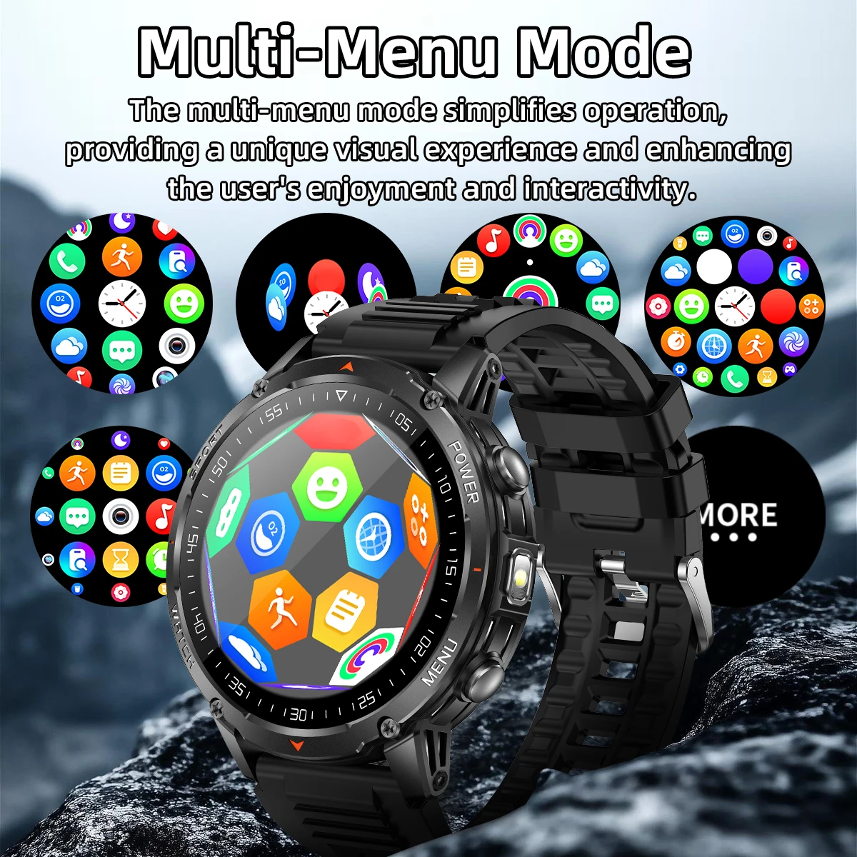 2026 새로운 1400mAh 군용 GPS 스마트 시계 - Smart Insole Pressure 리뷰 및 가격