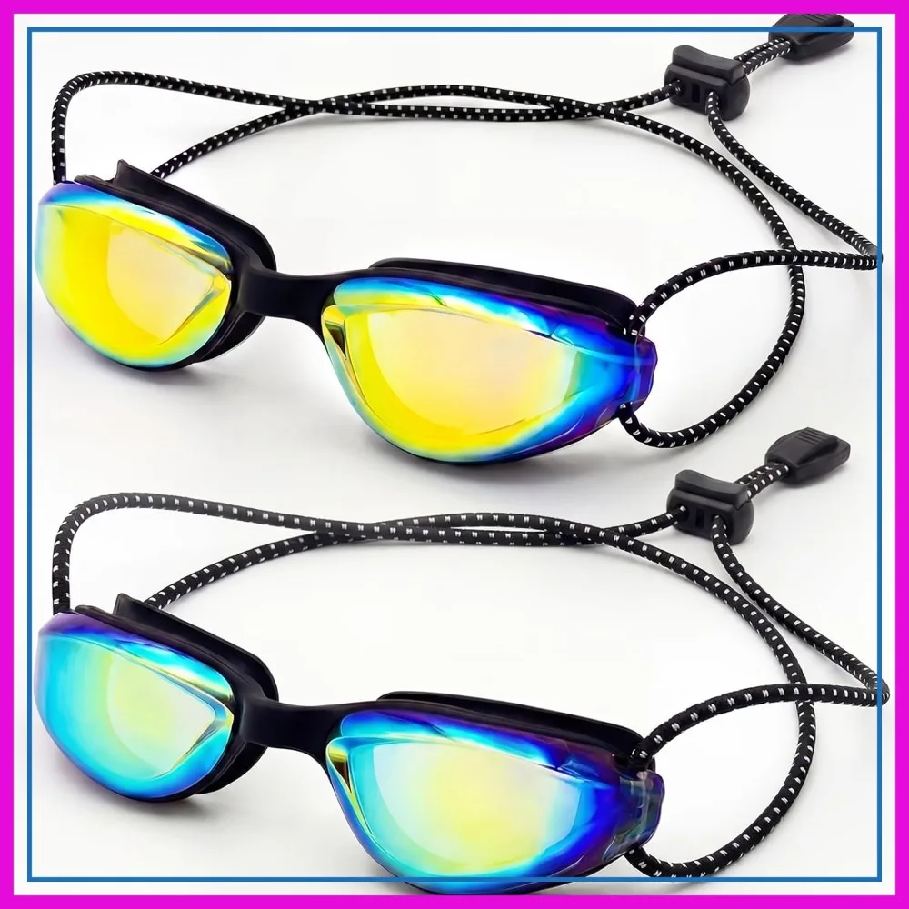 

Anti-Fog Swim Goggles for Youth 3-14, UV Protection Comfort Fit for Swimming