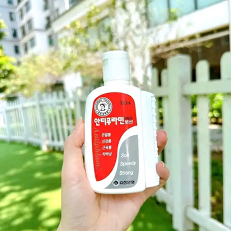 Koreanisches Produkt Mentholatum Manshu Leun Flüssigkeitssalbe für Verstauchungen, Prellungen, Muskeln, Nerven und Gelenkschmerzen, 100 ml