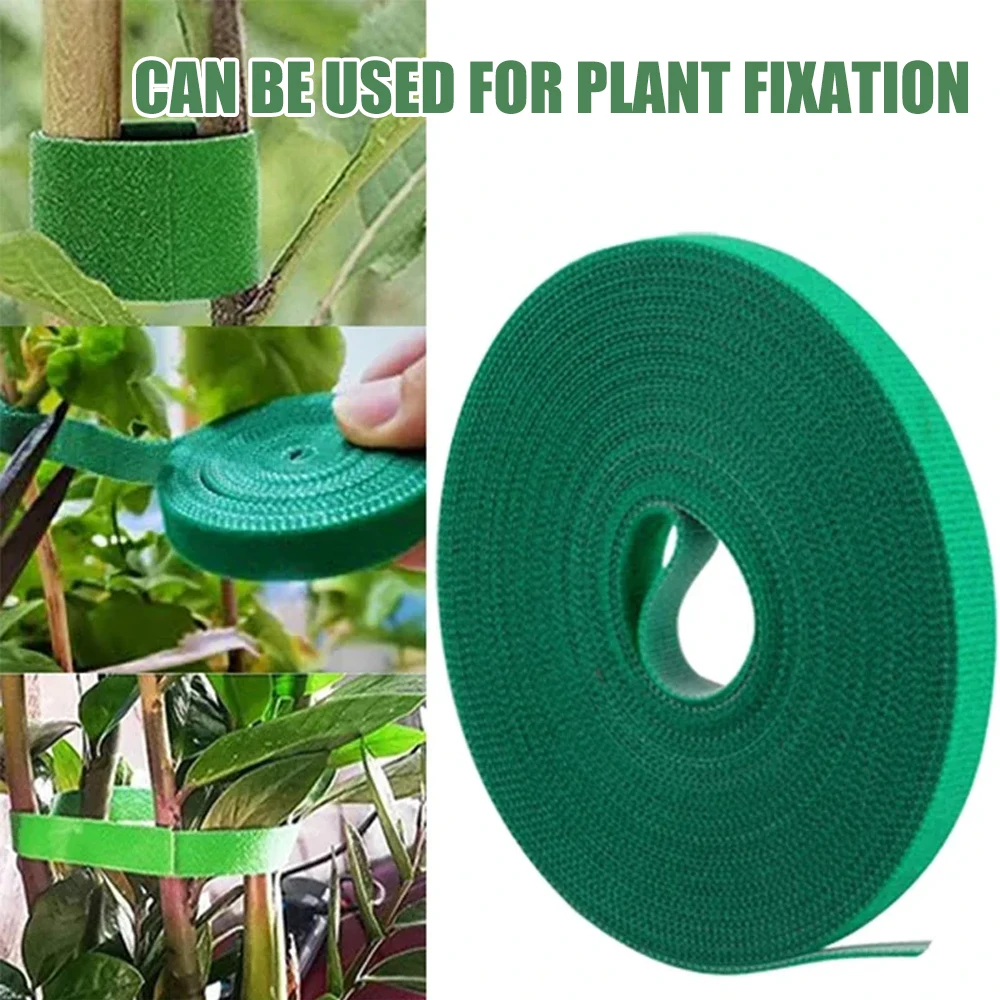 Multi-purpose Nylon Ties Resealable Cable Ties Self Adhesive Plant Fastener Tape For Support Grape Vines Tomato Garden Supplies