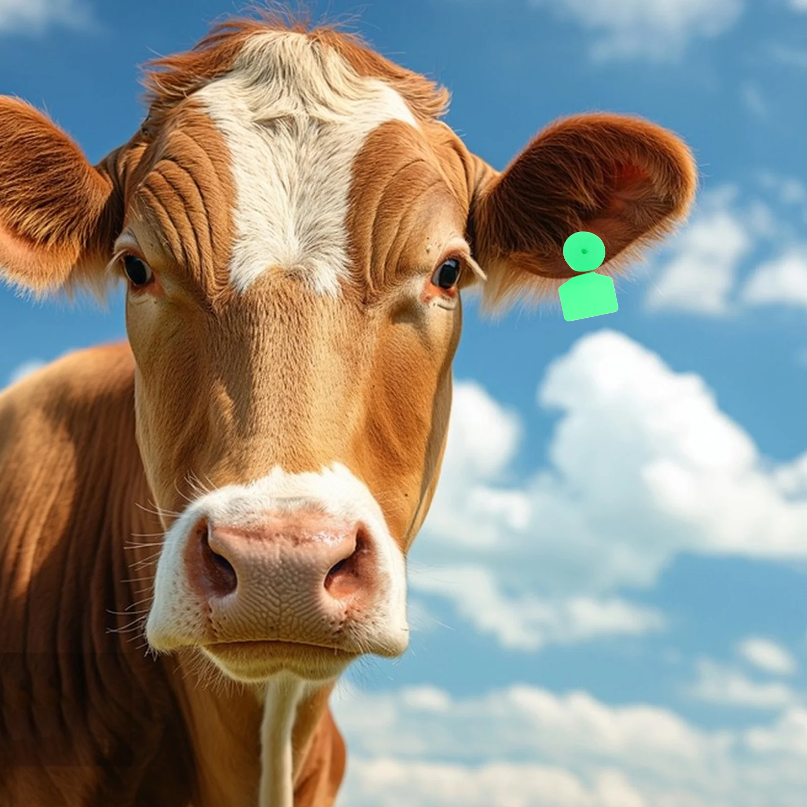 

100pcs Pig Plastic Cow For Cattle Sheep Goat Livestock Animal Ear Blank Farm Animal Ear Tags Waterproof Farm Tags