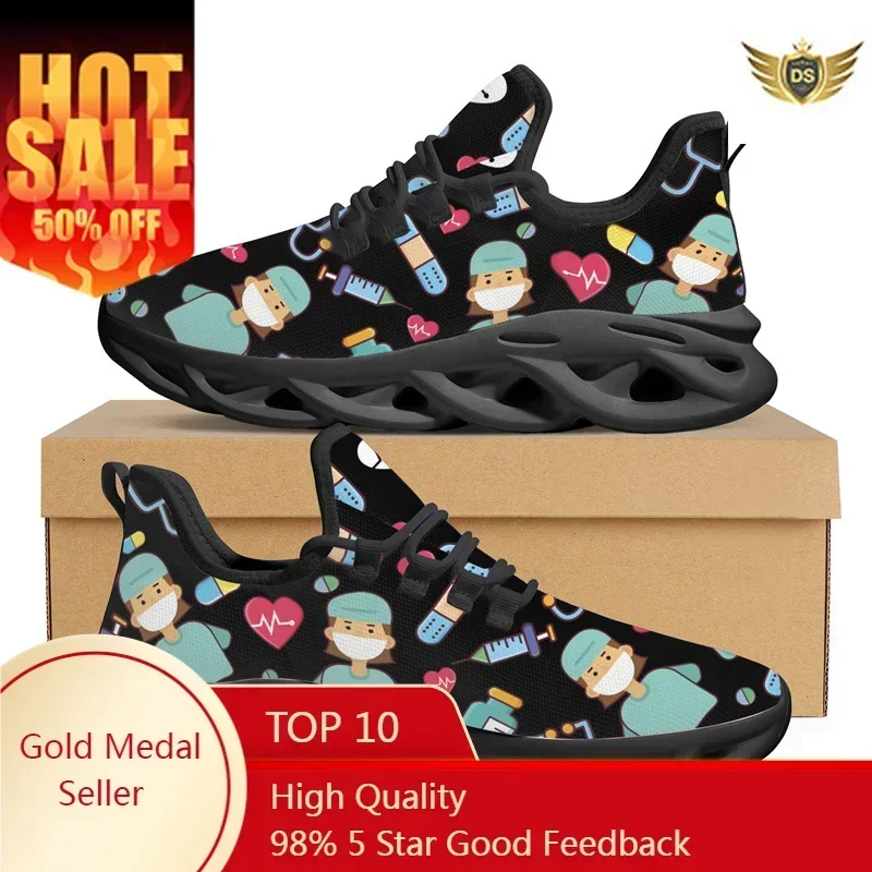 

Doctor's Sandals Women Summer Soft Eva Sole Medical 3D Printed Male Shoes Outdoor Classic Leisure Jogging Shoes