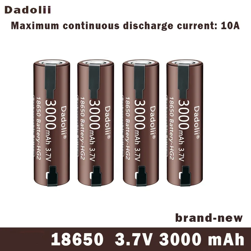 

Совершенно новый аккумулятор 18650, 10 А, 3,7 В, 3500 мАч, 18650, аккумулятор для электроинструмента + никель «сделай сам»