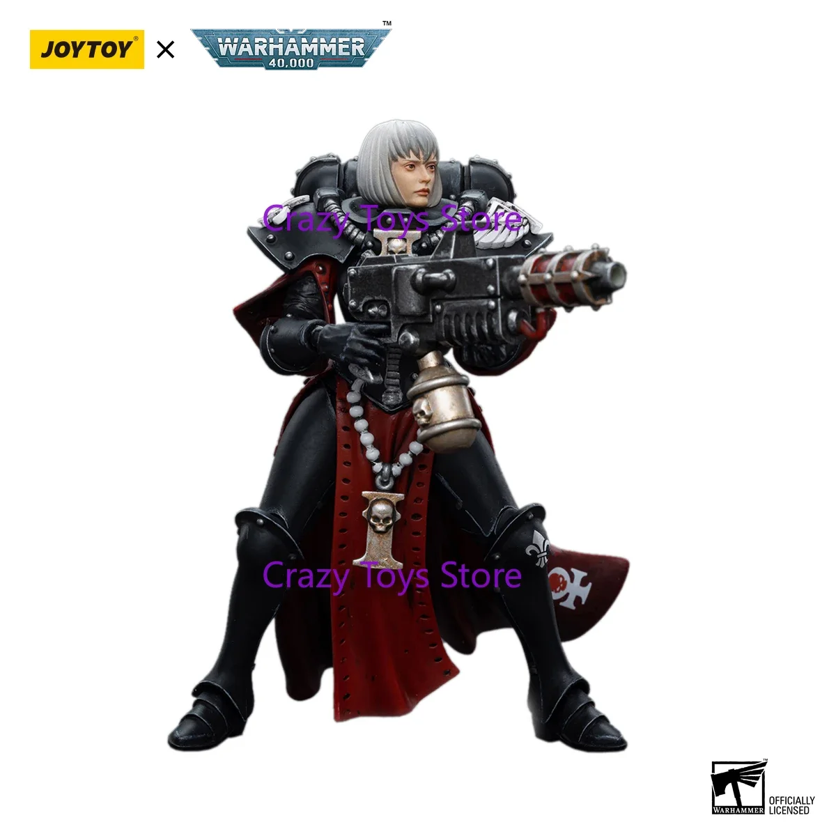 [NA STANIE] JOYTOY Warhammer 40K Figurki Akcji 1/18 Adepta Sororitas Battle Sister 5 SZTUK Model Militarny Anime