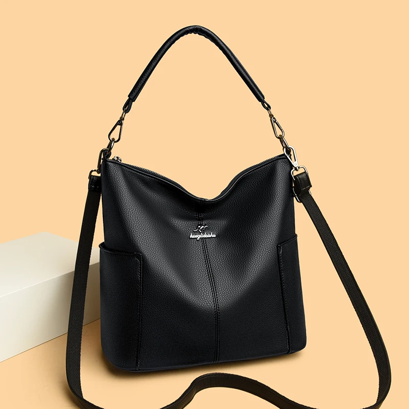 

The New Style Bag Leather Luxury Handbags Women Bag Designer Solid Color Women Shoulder Messenger Bags for Women 2025 Sac A Main