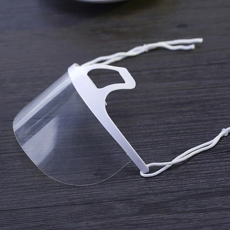 1Pc Reused Transparent Anti-fog Anti-saliva Mouth Shield Plastic Mouth Cover.~