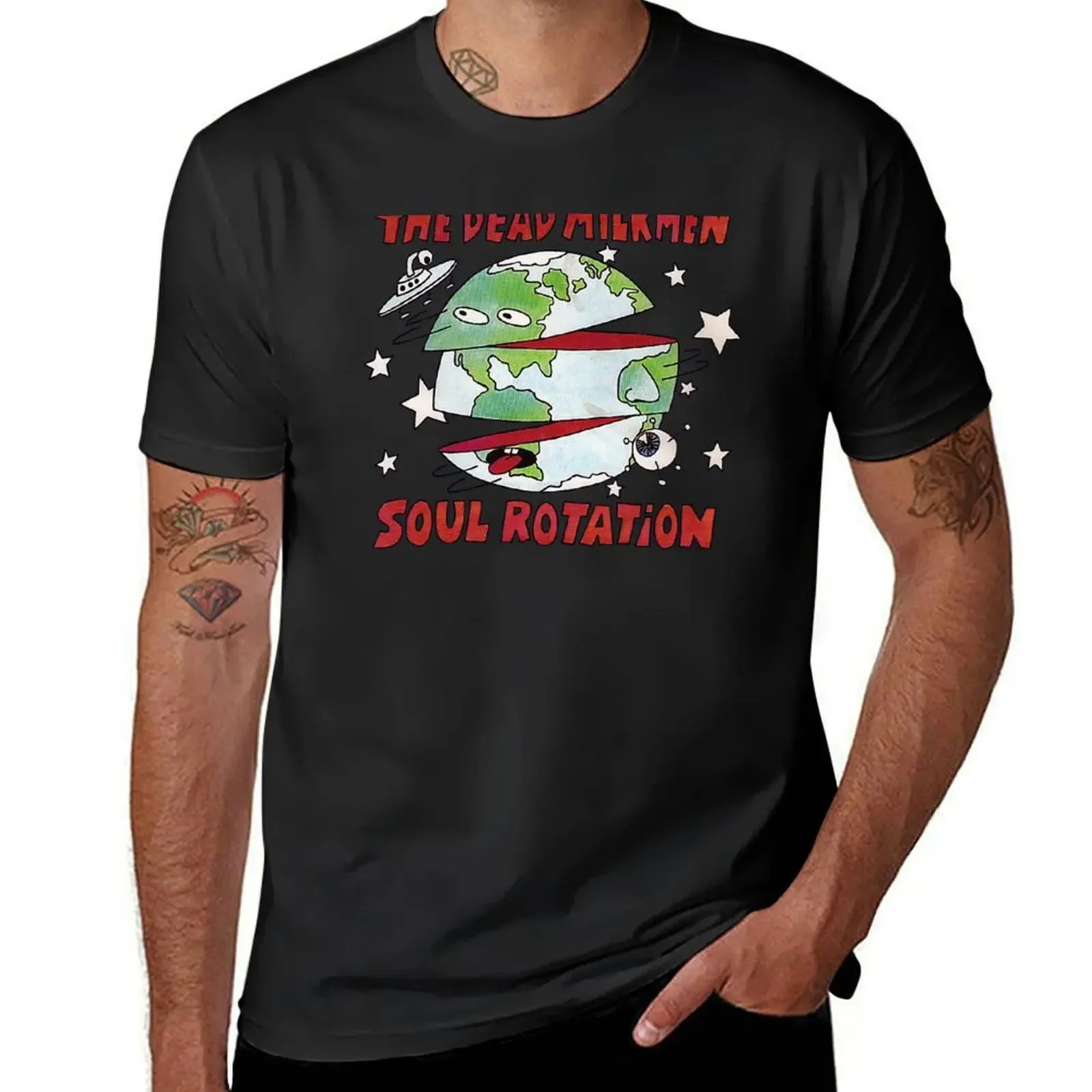 The Dead Milkmen Soul Rotation T-Shirt plus sizes graphic shirts anime tshirt boys whites t shirt for men