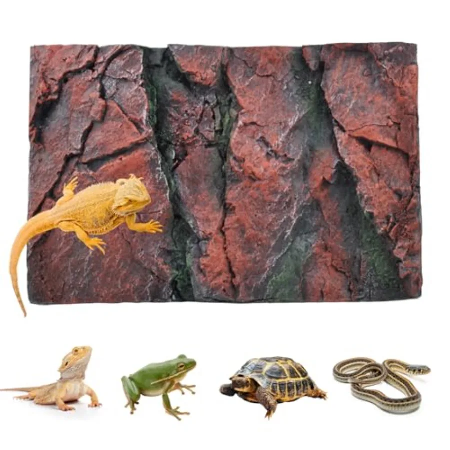 

【Spot goods】3D Tank Background Board Reptile Wall Backdrop Aquarium Rock Terrarium Cork Background Board DéCor Backgrounds Amph