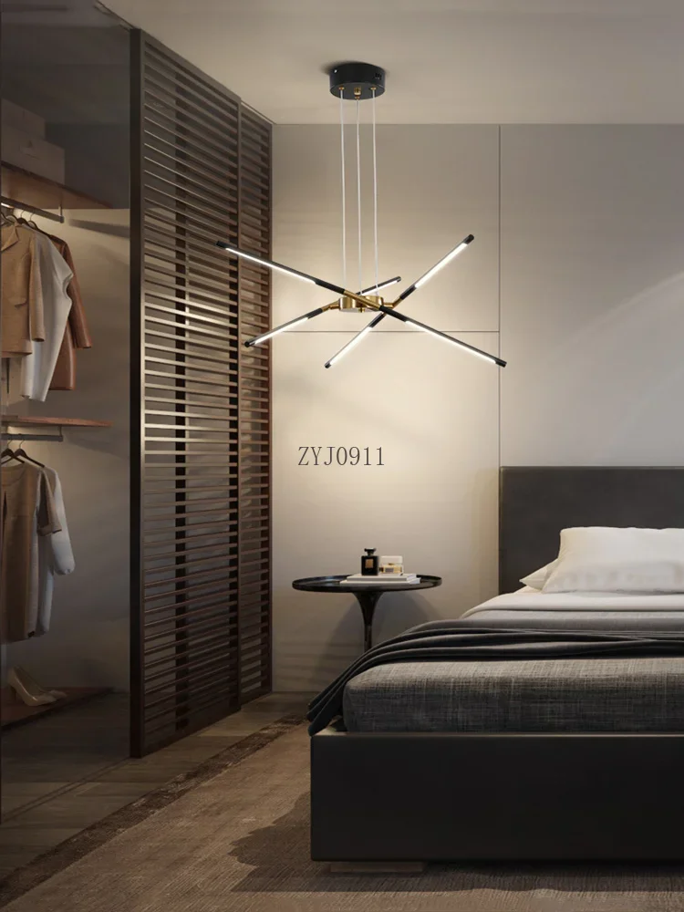 *Modern LED Chandeliers for Living Room Bedroom Loft Dining Kitchen Gold Hanging Rope Ceiling Pendant Lamp Home Lighting Fixture