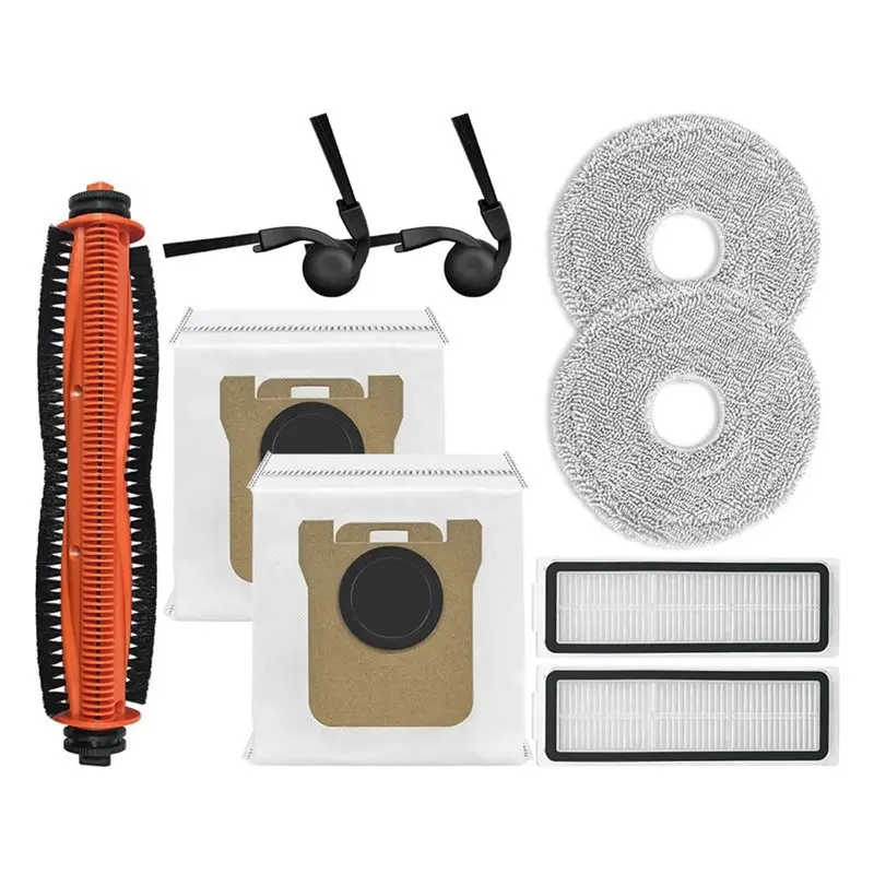 

Запчасти Y15A для робота-пылесоса Xiaomi Robot Vacuum 5 OV31GL / Xiaomi Robot Vacuum 5 Pro OV21GL: основная и боковые щетки, фильтр, тряпка для мытья полов, мешок для сбора пыли