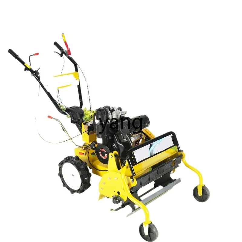 

LM new four-wheel drive grass returning machine multi-functional micro-tillage self-propelled lawn mower