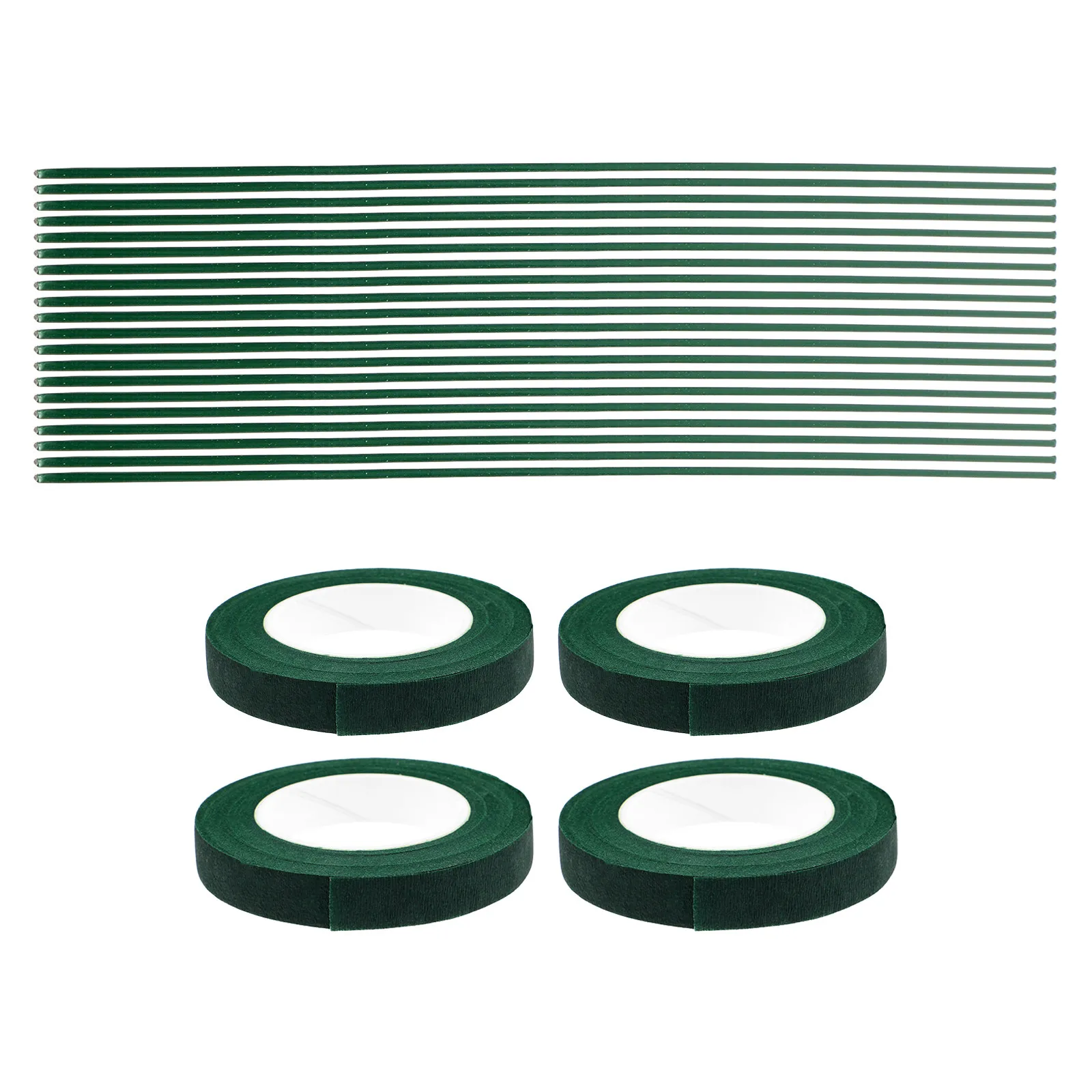 set-di-1-nastro-floreale-e-fili-verdi-flessibili-per-composizioni-floreali-artificiali-fai-da-te-bouquet-di-carta-e-forniture-artigianali