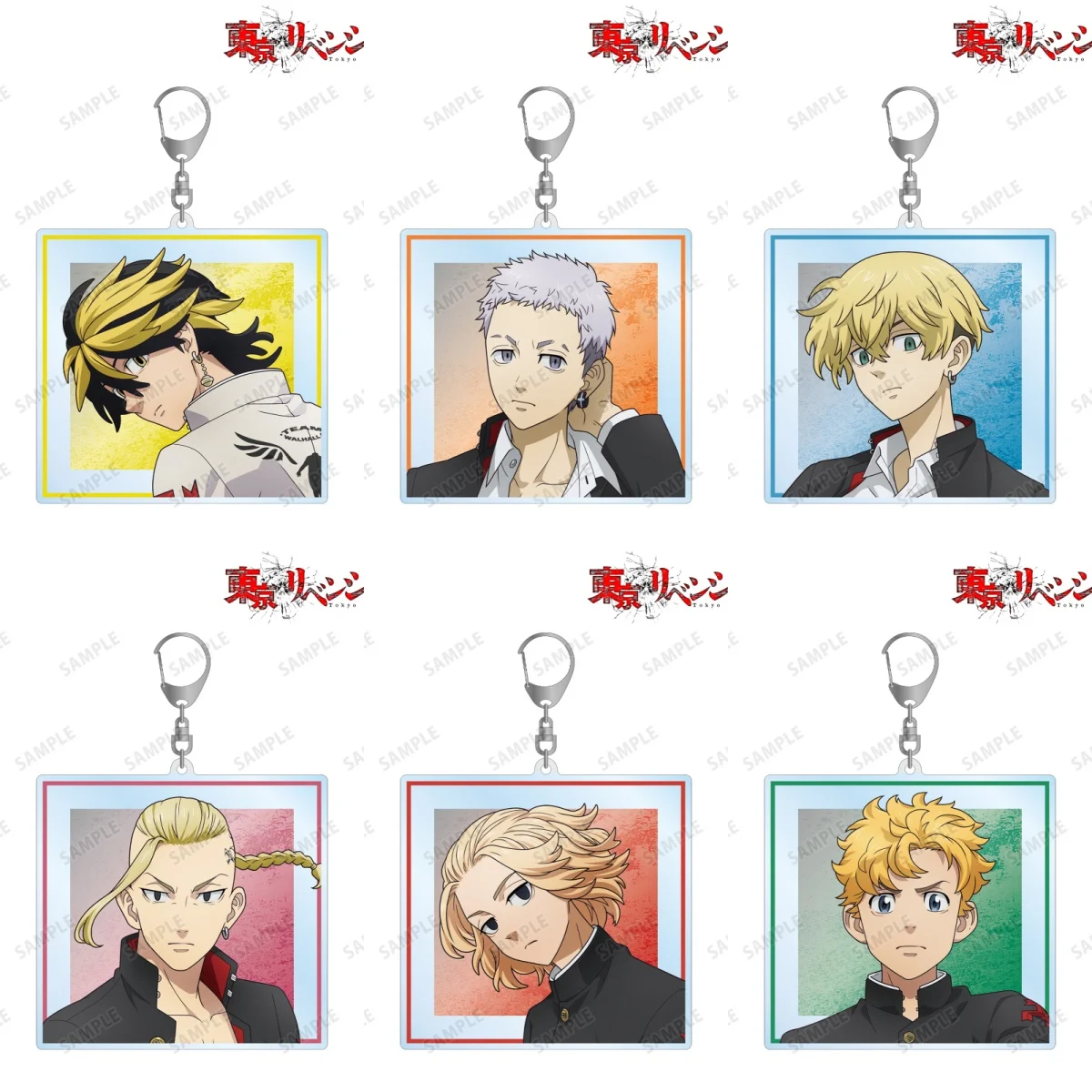 

6CM Charm Anime Tokyo Revengers Acrylic Keychain Stand Model Cosplay Characters Ornament Accessories Goods Collection Gifts