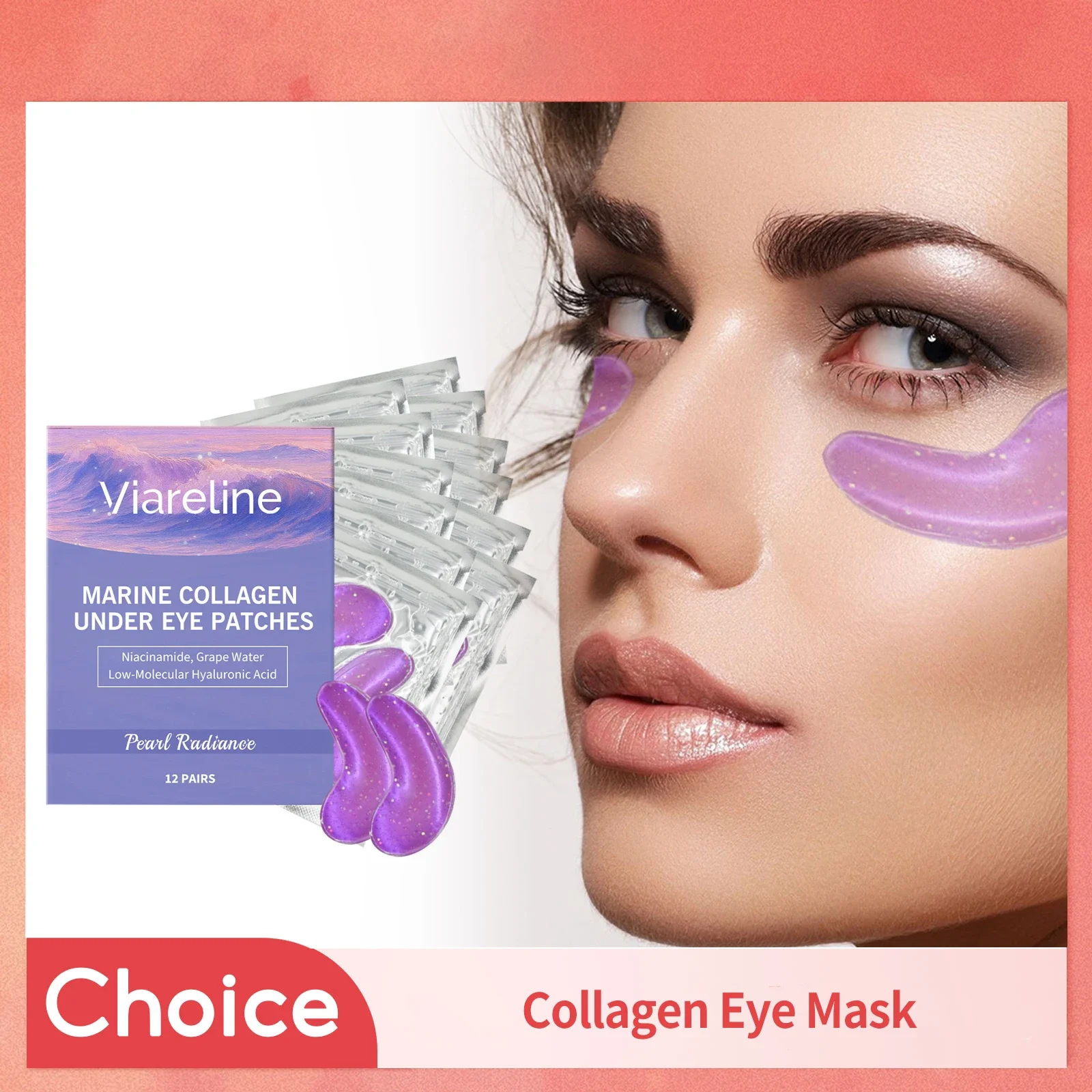 

Collagen Eye Mask Remove Eye Bag Lightening Dark Circles Anti Wrinkle Lifting Firming Skin Brightening Moisturizing Eye Patches