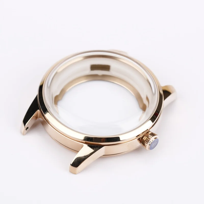 40MM Silver Gold Gmt Watch Cases Seiko Presage for Seiko NH34 NH35 NH36 NH34 Luxury Watch Man Movement Automatic