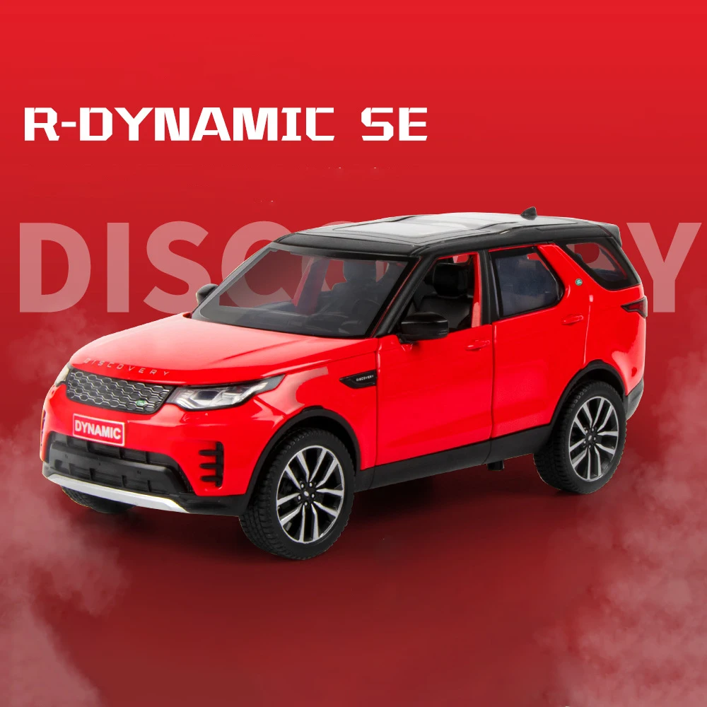 1:24 DISCOVERY R-DYNAMIC SUV Alloy Model Car Toy Diecasts Metal Casting Sound and Light Car Toys For Children Vehicle