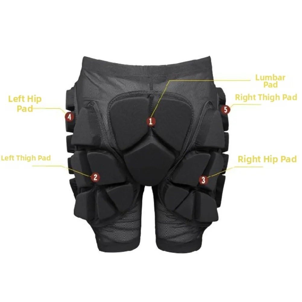 Chiild Roller Skating Hip Protective Pants Thickened 2.5-3CM Hip Protection Pad For Ice Skating Winter Sports Protective Gear