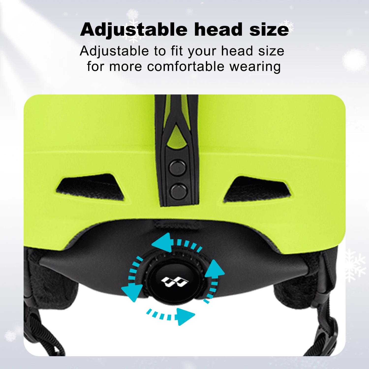 SEEKER winter helmet and mirror integrated ski helmet outdoor skiing and snowboarding sports unisex safety protective ski helmet view 3