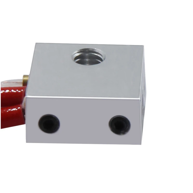 1PCS Reprap Makerbot MK7 MK8 Aluminium Heater Block For Print Head Hot End Heating Block 20*20*10 20x20x10mm For 3D Printer Part view 6
