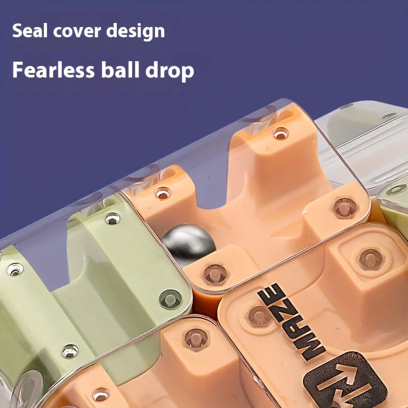 3Dビーズ迷路キューブパズルおもちゃ STEM教育 回転アクティビティ 脳トレ＆空間認識チャレンジゲーム ギフト