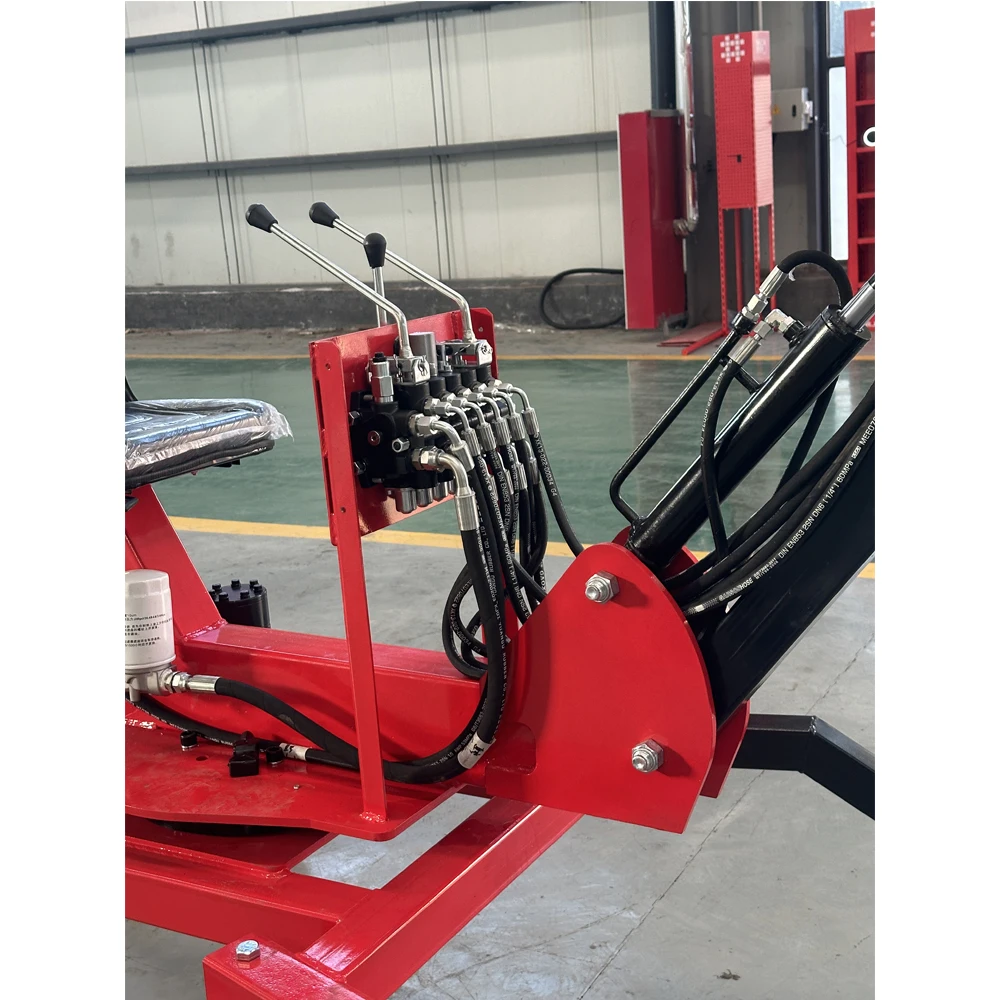 Multi-function Mini Excavator Greening Fruit Land Agricultural Wheel Tractor Small Excavators