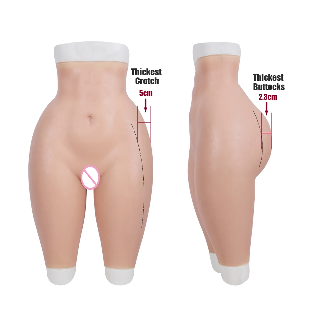 Silicone Realistic Vaginal Pants With Thin Waist, Raised Hips, And Abundant Crotch Suitable For Transgender Dressers,Prom Brides