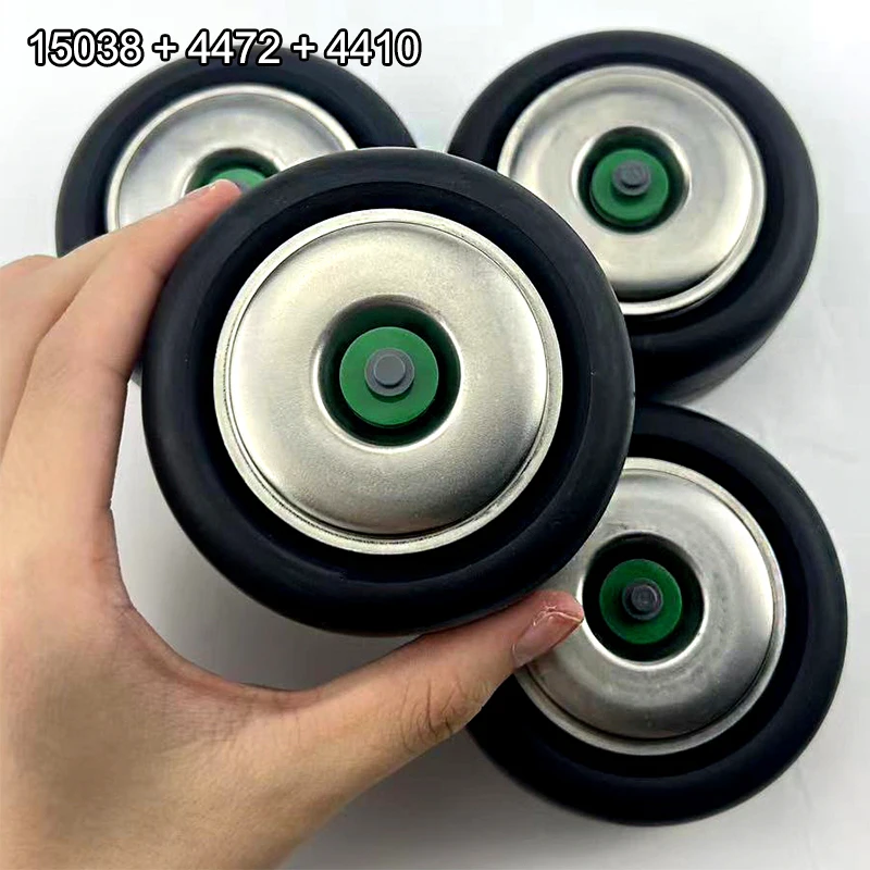 4 قطعة CADA اللبنات محور عجلات ومجموعة الإطارات لسيارة 42171 F1 متوافقة مع لعبة ملحقات نموذج 15038 4410 4472