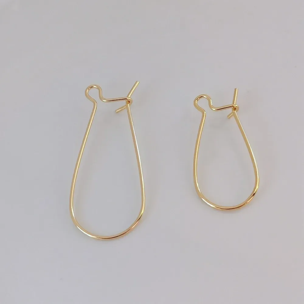 

14K Gold-plated Closed Large Earrings, Ear Hooks, Ear Buckles, Ear Hook Accessories, Diy Handmade Jewelry Accessories